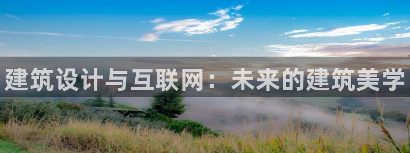 九游会亚洲：建筑设计与互联网：